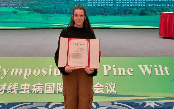 CFP PhD Student wins first prize at a conference