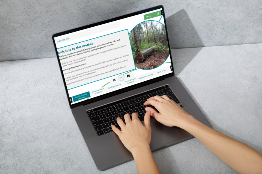 Learn about pests and diseases with our e-learning module